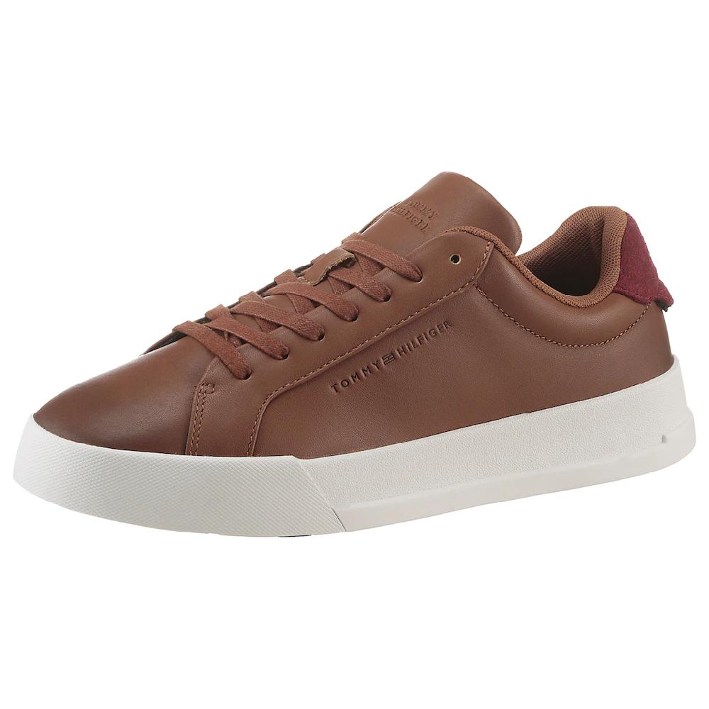 Tommy Hilfiger Plateausneaker »TH COURT SEASONAL WINTER 4A« Freitzeitschuh Schnürschuh Halbschuh mit gepolstertem Schaftrand kaufen