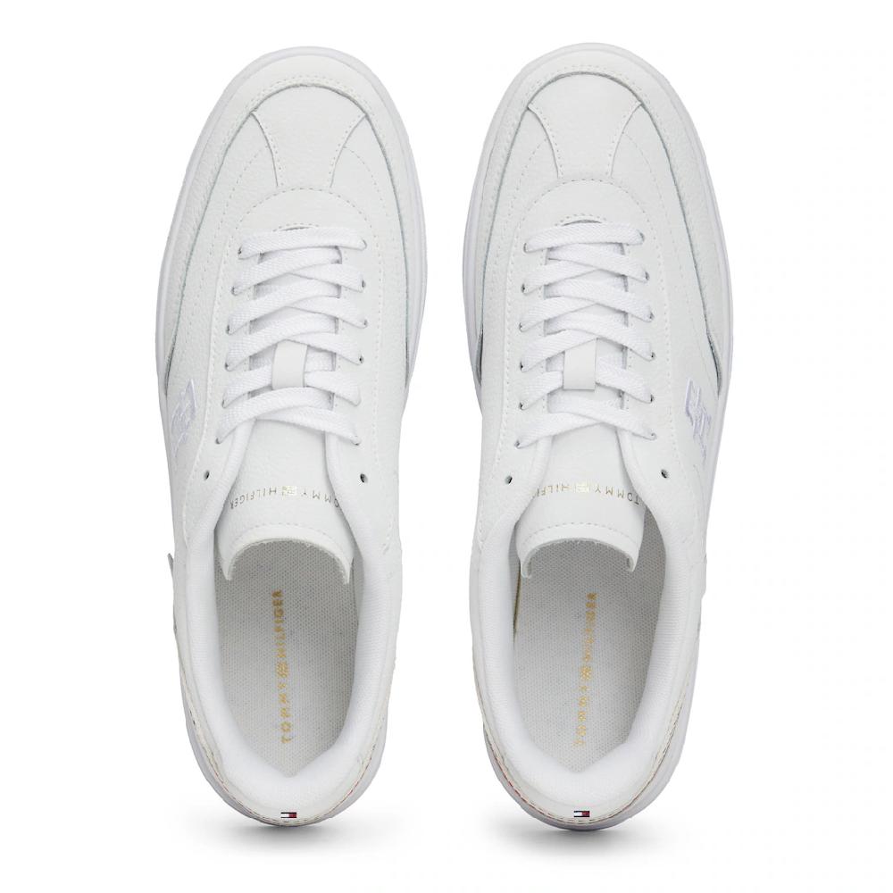 Tommy Hilfiger Plateausneaker »TH HERITAGE COURT SNEAKER STRPS« Freizeitschuh Halbschuh Schnürschuh Mit Seitlichem Monogramm Kaufen