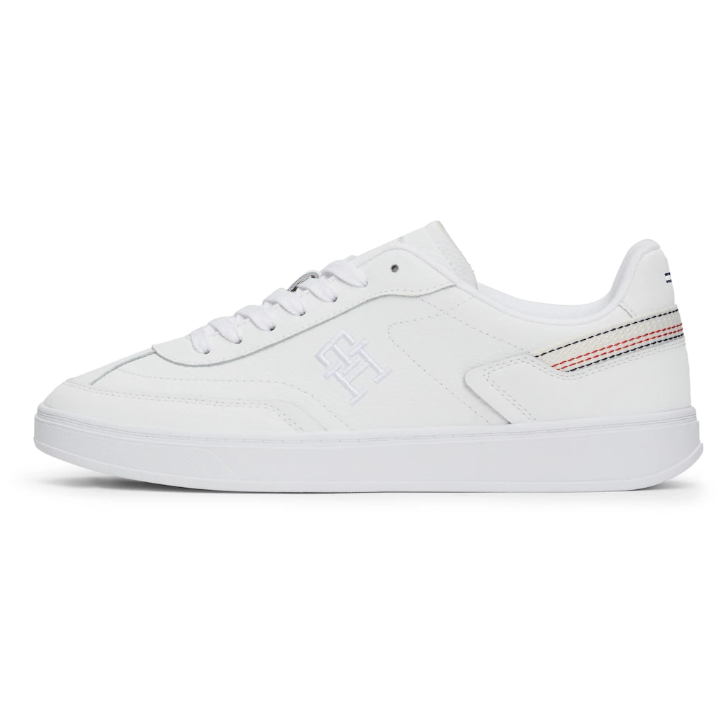 Tommy Hilfiger Plateausneaker »TH HERITAGE COURT SNEAKER STRPS« Freizeitschuh Halbschuh Schnürschuh mit seitlichem Monogramm kaufen