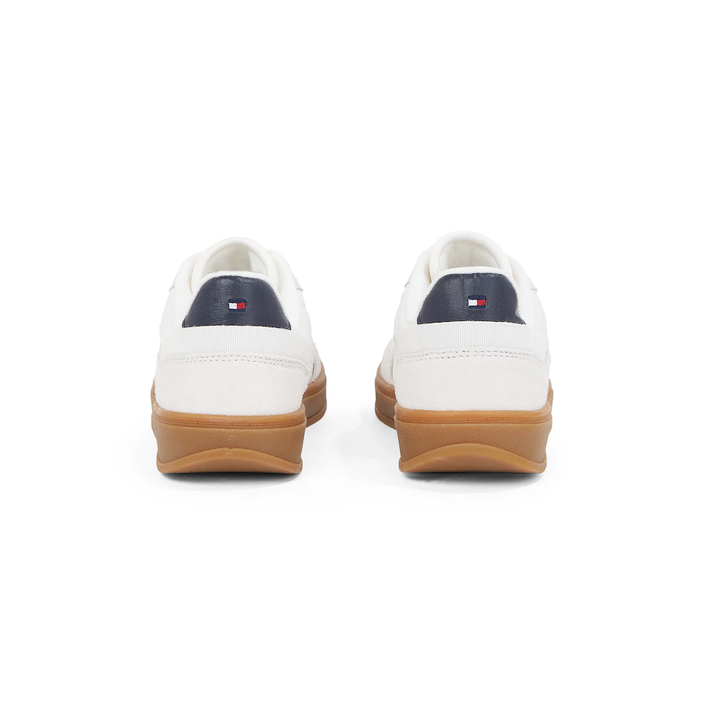 Tommy Hilfiger Plateausneaker »TH HERITAGE SNEAKER« Freizeitschuh Halbschuh Schnürschuh Mit Logostickerei