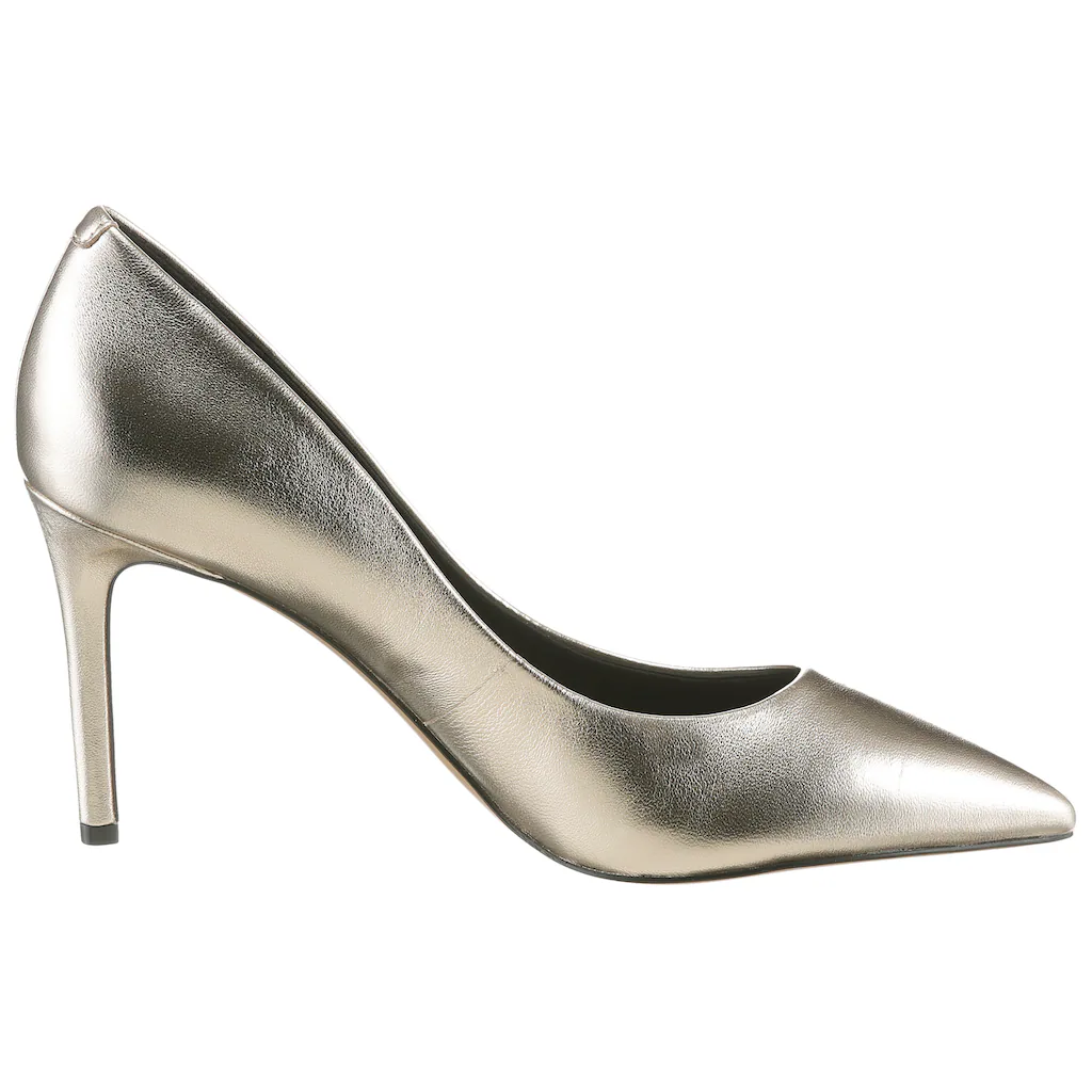 Tommy Hilfiger Pumps »PARTY POINTED METALLIC PUMP« Stilettoabsatz Abendschuh Hochzeitsschuh Mit TH-Monogramm ▷ Für