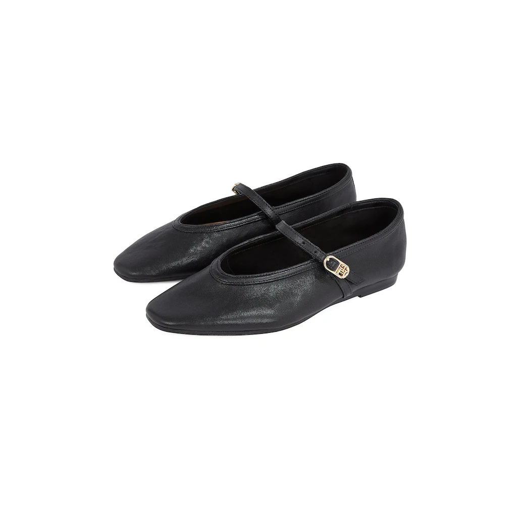 Tommy Hilfiger Riemchenballerina »BALLERINA MARYJANE SOFT LEATHER« Businessschuh Flats Festtagsmode in schmaler Form bestellen