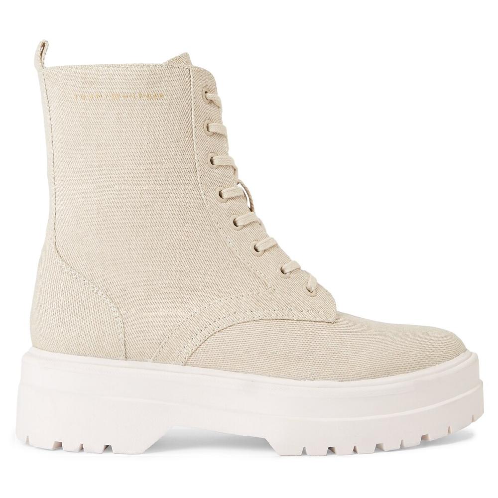 Tommy Hilfiger Schnürboots »FEMININE ESSENTIAL CANVAS BOOT« Online Kaufen