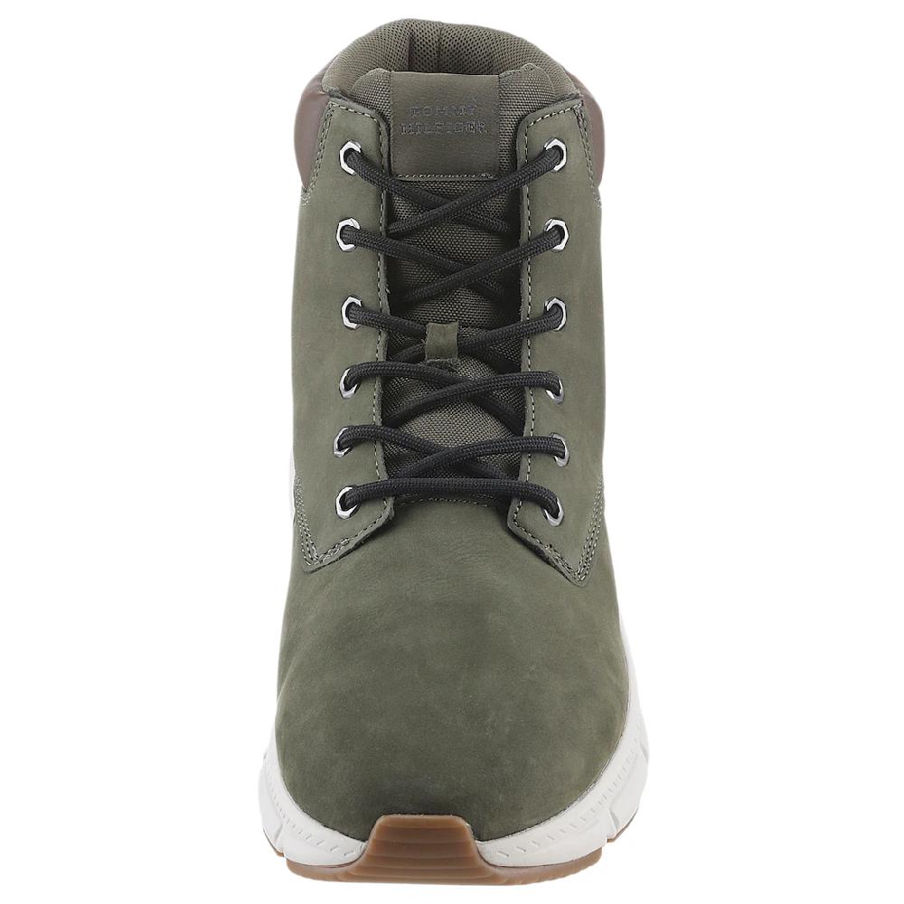 Tommy Hilfiger Schnürboots »LIGHT HILIFIGER NBK HYBRID BOOT« Freizeitschuh Boots Schnürschuh Mit Gepolstertem Schaftrand Online Kaufen