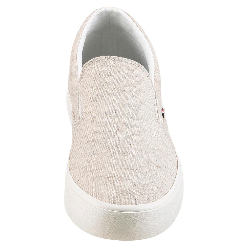 Tommy Hilfiger Slip-On Sneaker »TH HI VULC LOW SLIP ON CH« Freizeitschuh Schlupfschuh Halbschuh Mit Seitlichen Gummizügen