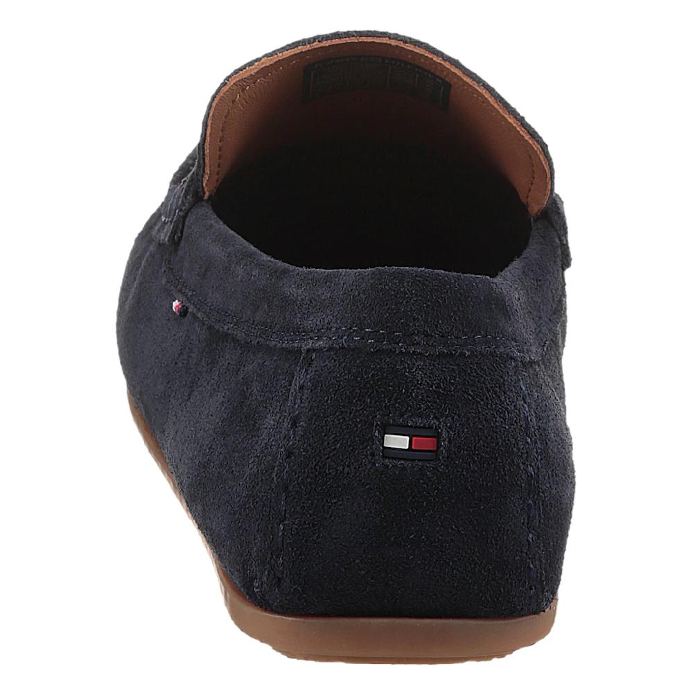 Tommy Hilfiger Slipper »CASUAL HILFIGER SUEDE DRIVER« Loafer Businessschuh Mokassin Mit Zierriegel Schmale Form ▷ Kaufen