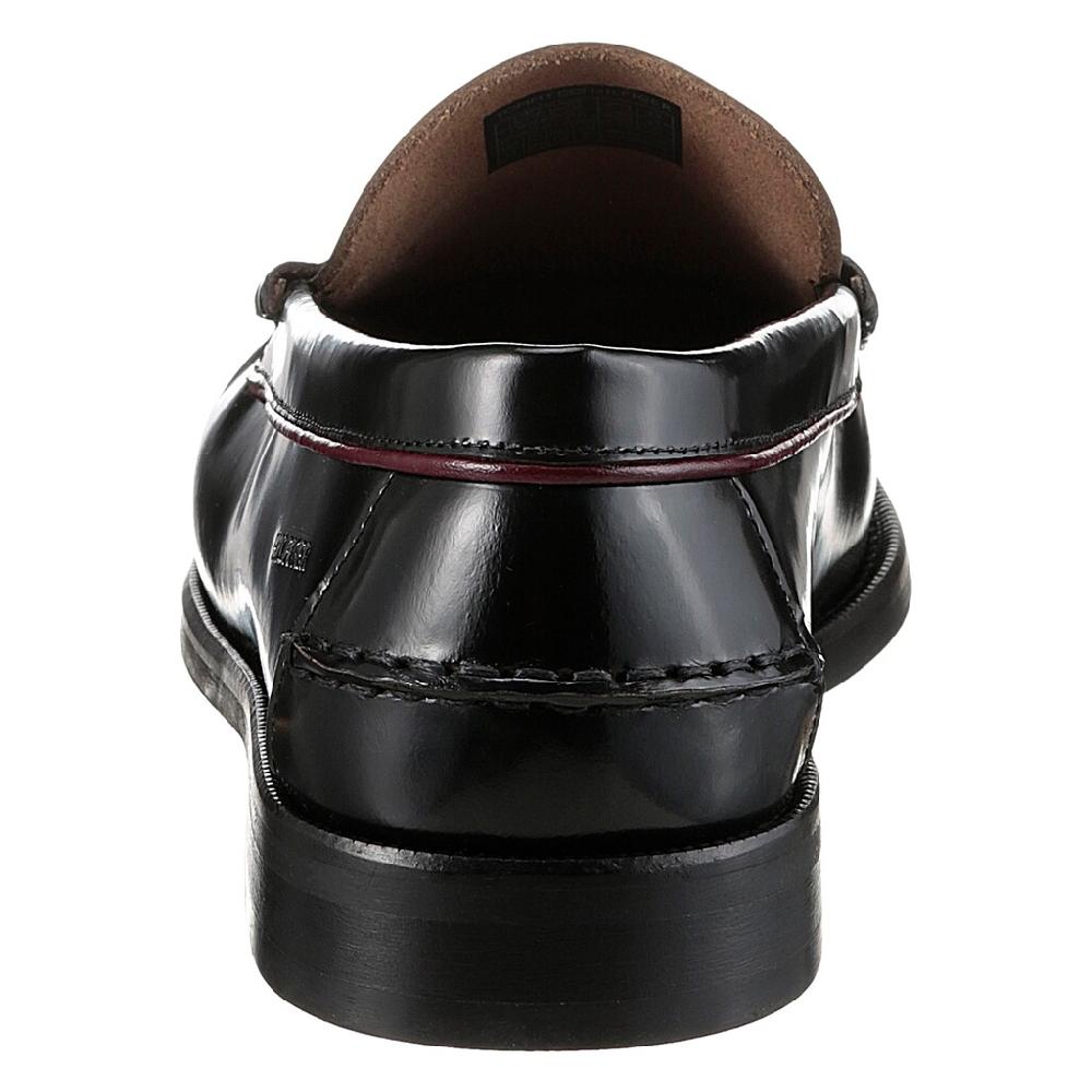 Tommy Hilfiger Slipper »CLASSIC HILFIGER LEATHER LOAFER« Blockabsatz Businesssmode Festtagsmode Mit Mokassinnaht ▷ Kaufen