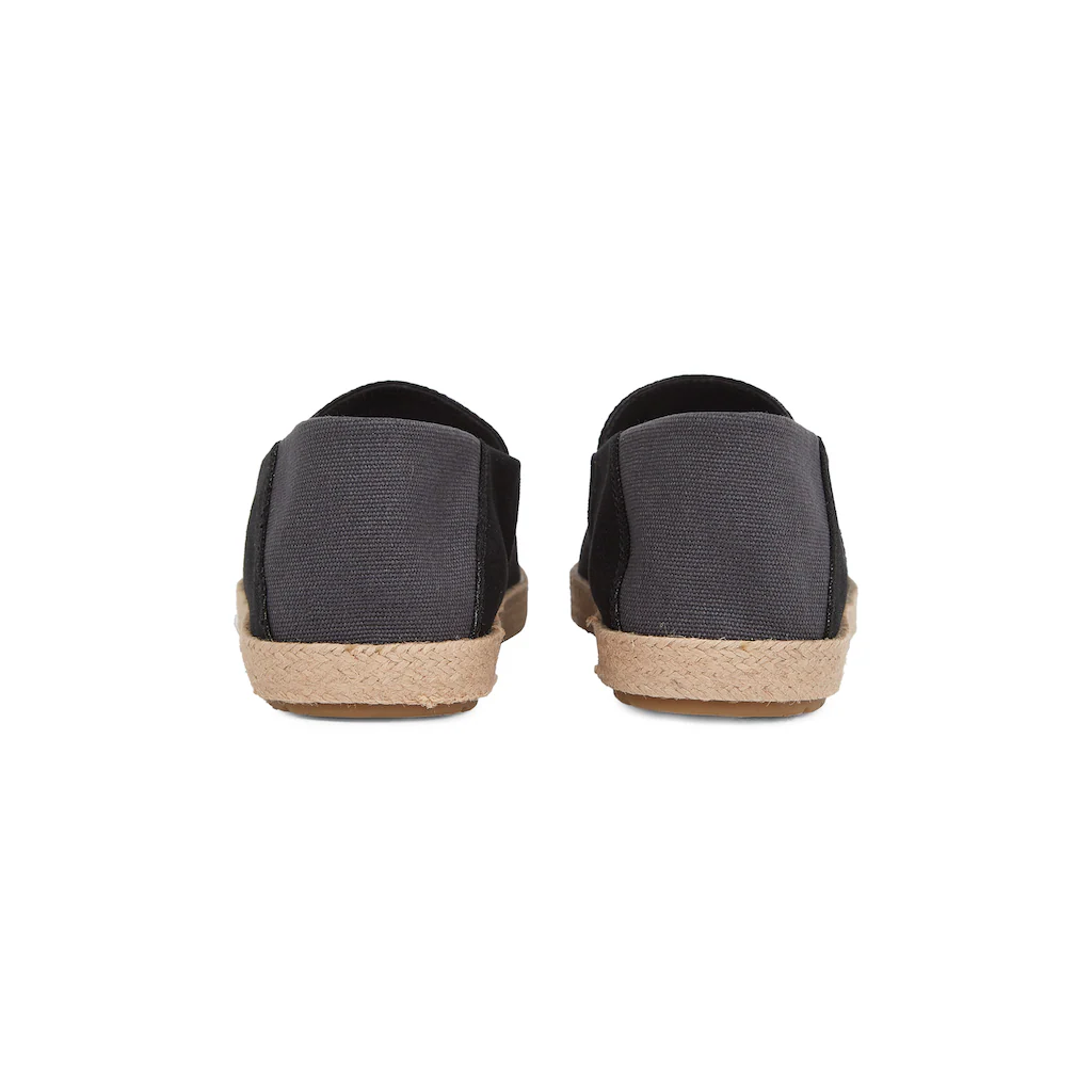 Tommy Hilfiger Slipper »HILFIGER ESPADRILLE CORE TEXTILE« Schlupfschuh Espadrilles Sommerschuh Kontrastbesatz An Der Ferse Online Bestellen