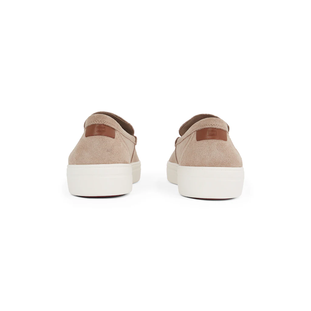 Tommy Hilfiger Slipper »MODERN LIGHT HYBRID SUEDE LOAFER« Plateau Schlupfschuh Freizeitschuh Halbschuh Mit Label Online Bestellen