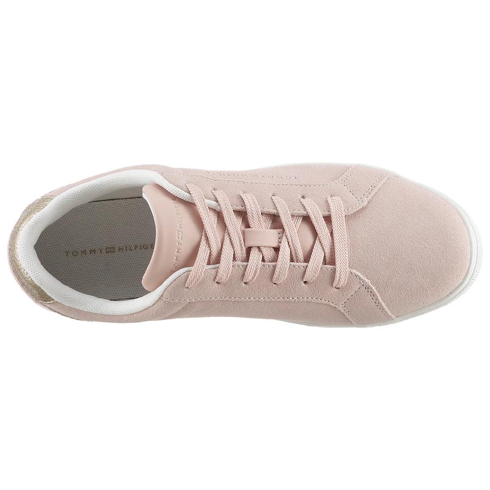 Tommy Hilfiger Sneaker »COLOR POP COURT SNEAKER« Freizeitschuh Halbschuh Schnürschuh Mit Gepolstertem Schaftrand Bestellen