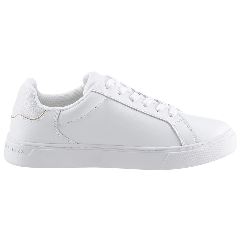 Tommy Hilfiger Sneaker »ESSENTIAL COURT SNEAKER STRIPES« Freizeitschuh Halbschuh Schnürschuh Mit Gepolstertem Schaftrand Online Bestellen