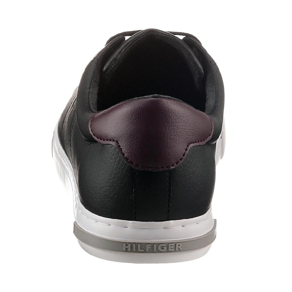 Tommy Hilfiger Sneaker »ESSENTIAL LEATHER DETAIL VUL« Mit Kontrastbesatz Freizeitschuh Halbschuh Schnürschuh Bestellen