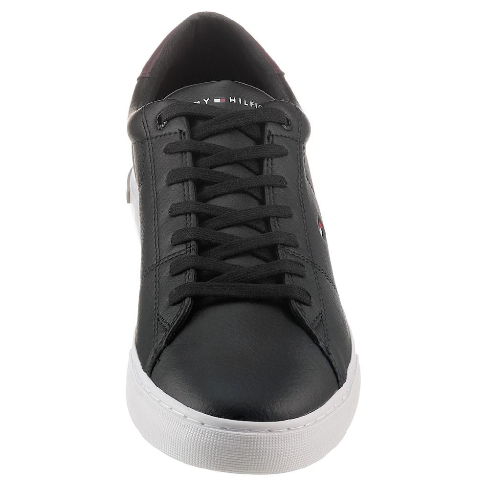 Tommy Hilfiger Sneaker »ESSENTIAL LEATHER DETAIL VUL« Mit Kontrastbesatz Freizeitschuh Halbschuh Schnürschuh Bestellen