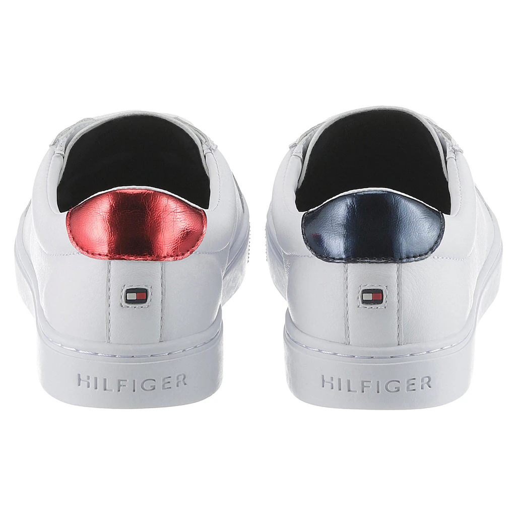 Tommy Hilfiger Sneaker »ESSENTIAL SNEAKER« Tommy Hilfiger Schriftzug Außen Freizeitschuh Halbschuh Schnürschuh ▷ Für