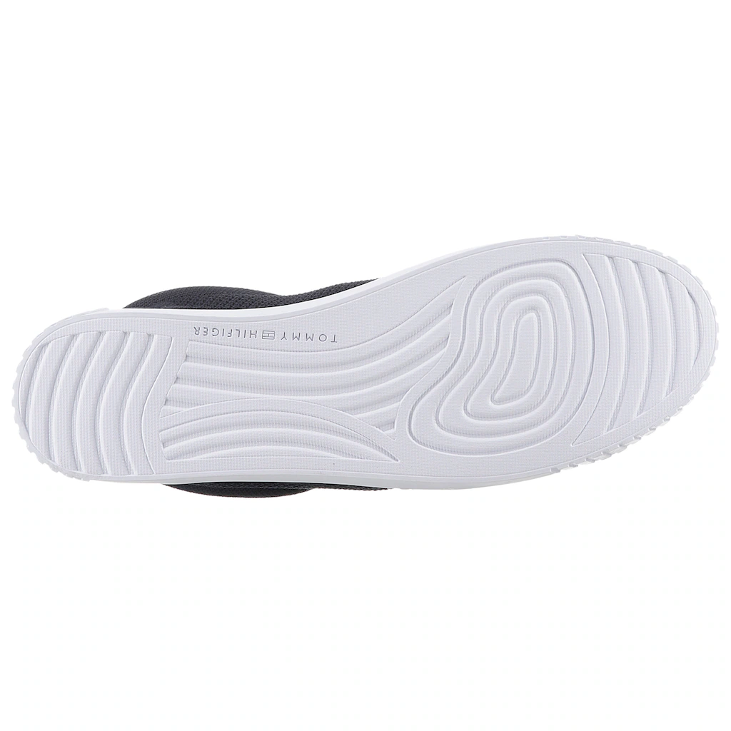 Tommy Hilfiger Sneaker »FLAG LACE UP SNEAKER KNIT« Freizeitschuh Halbschuh Schnürschuh Mit Seitlichem Flaggen-Label Online Bestellen