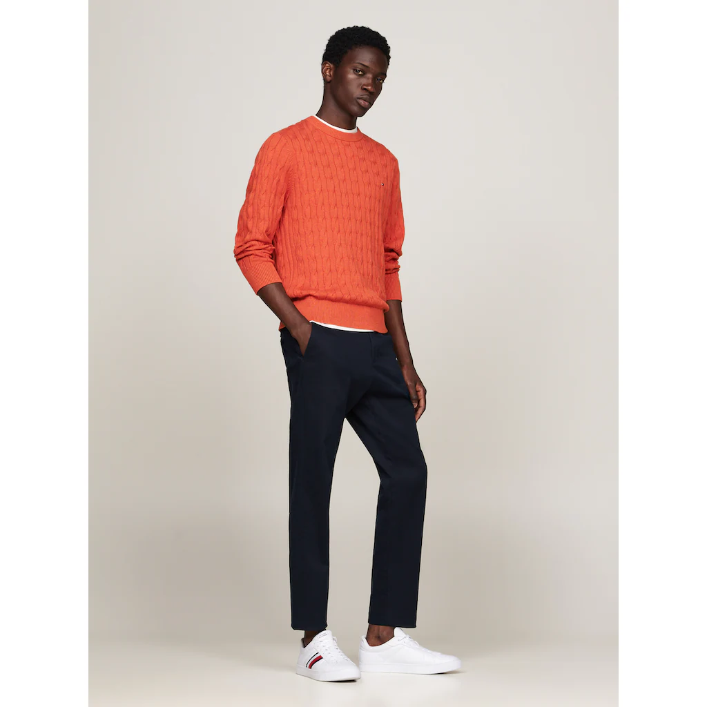 Tommy Hilfiger Sneaker »ICON COURT LTH STRIPES« Schnürschuh Freizeitschuh Halbschuh Mit Gepolstertem Schaftrand Online Bestellen