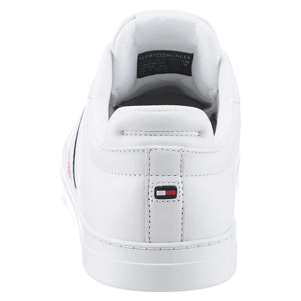 Tommy Hilfiger Sneaker »ICON COURT LTH STRIPES« Schnürschuh Freizeitschuh Halbschuh Mit Gepolstertem Schaftrand Online Bestellen