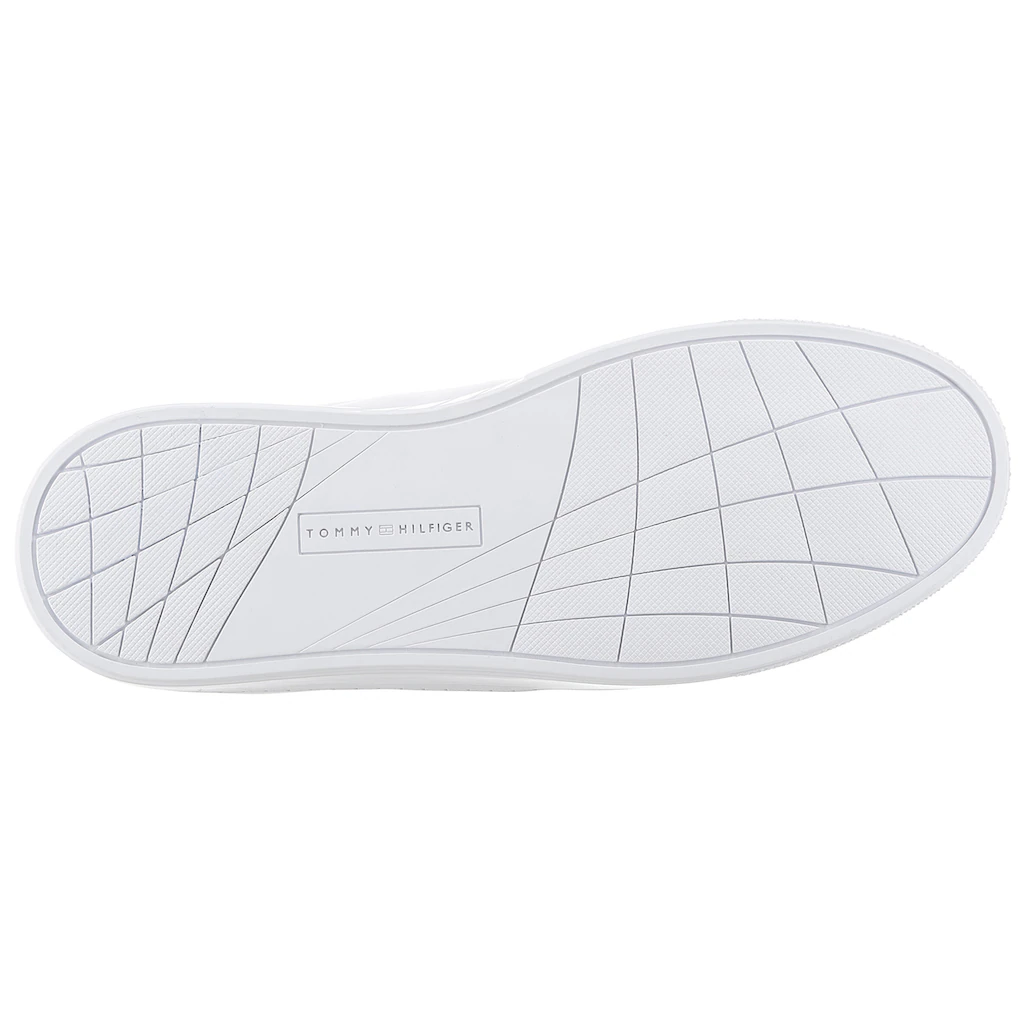 Tommy Hilfiger Sneaker »ICON COURT LTH STRIPES« Schnürschuh Freizeitschuh Halbschuh Mit Gepolstertem Schaftrand Online Bestellen