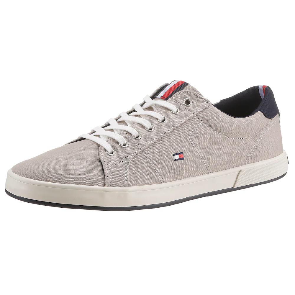 Tommy Hilfiger Sneaker »ICONIC LONG LACE SNEAKER« Freizeitschuh Halbschuh Schnürschuh mit gespolstetem Schaftrand bestellen