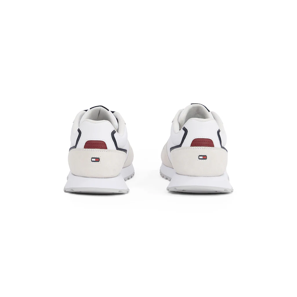 Tommy Hilfiger Sneaker »NEW RUNNER EVA MIX FLAG« Freizeitschuh Halbschuh Schnürschuh Mit Gepolstertem Schaftrand ▷ Für