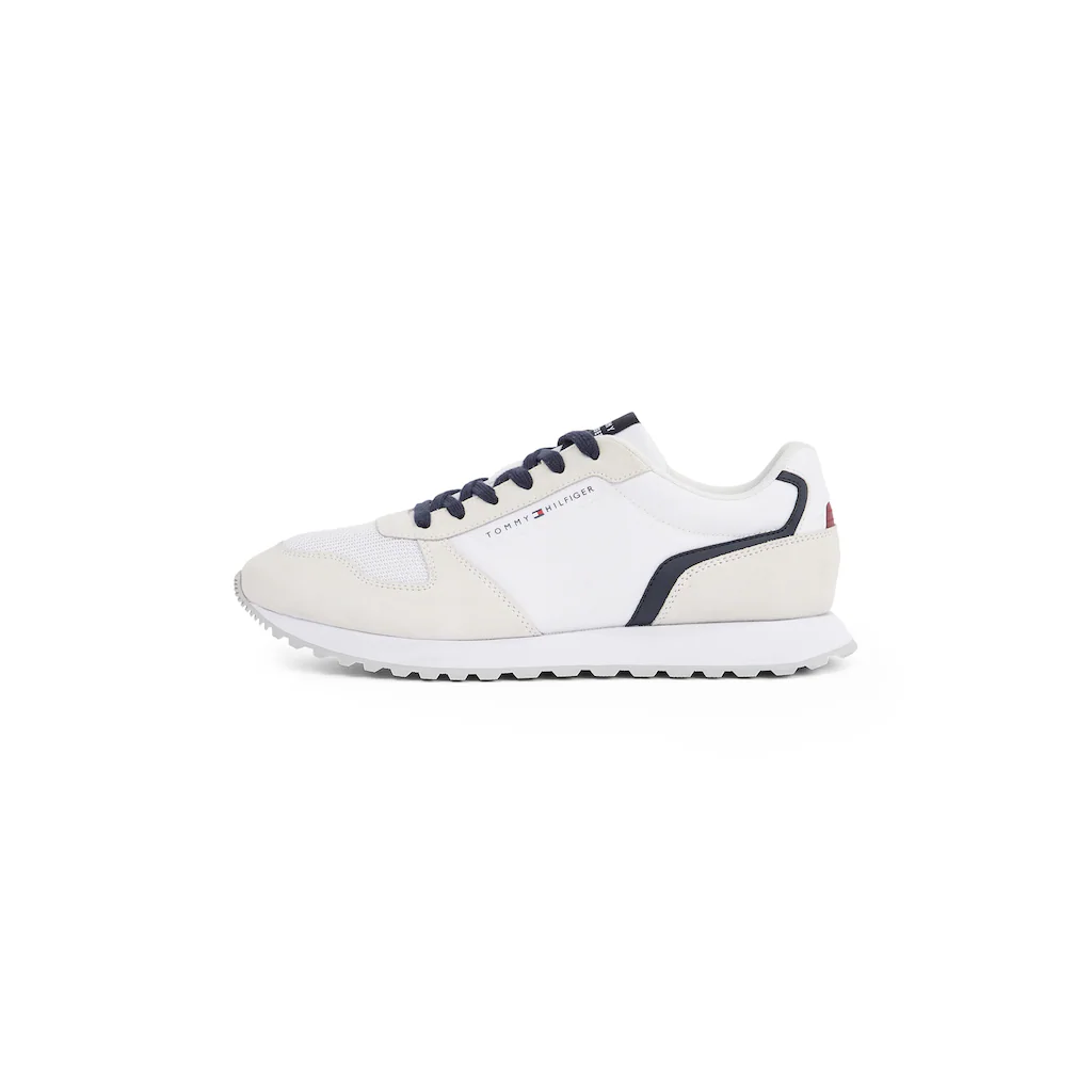 Tommy Hilfiger Sneaker »NEW RUNNER EVA MIX FLAG« Freizeitschuh Halbschuh Schnürschuh Mit Gepolstertem Schaftrand ▷ Für