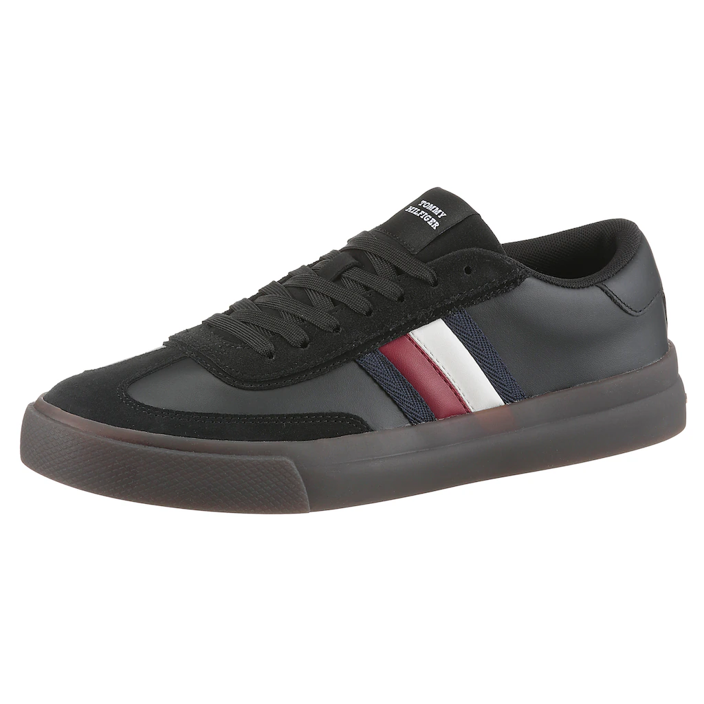 Tommy Hilfiger Sneaker »TH CUPSET TERRACE« Freizeitschuh Halbschuh Schnürschuh mit seitlichen Streifen ▷ für