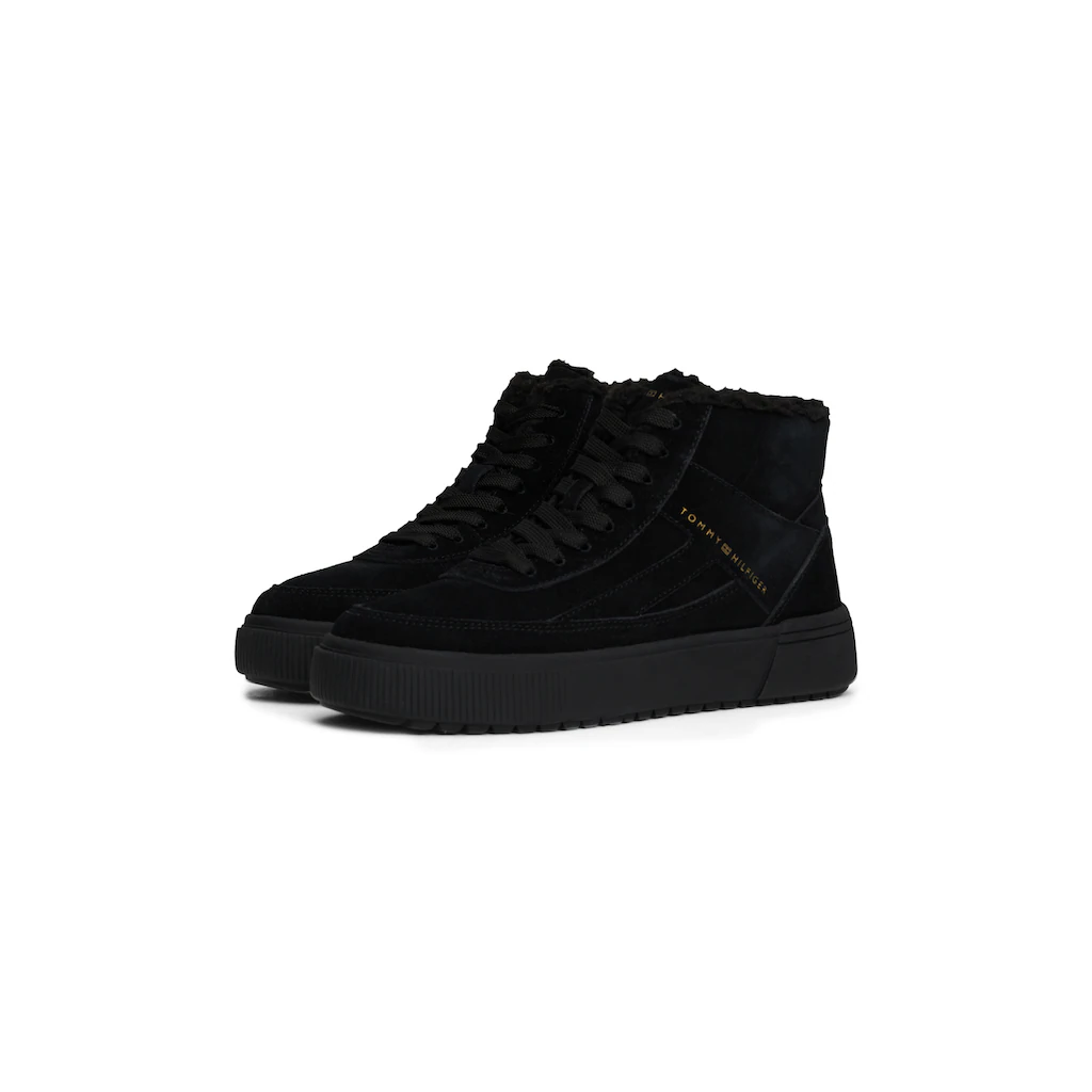 Tommy Hilfiger Winterboots »SUEDE VULC WINTER SNEAKER HI« High-Top Sneaker Schnürboots Stiefelette Mit Seitlichem Logo Kaufen