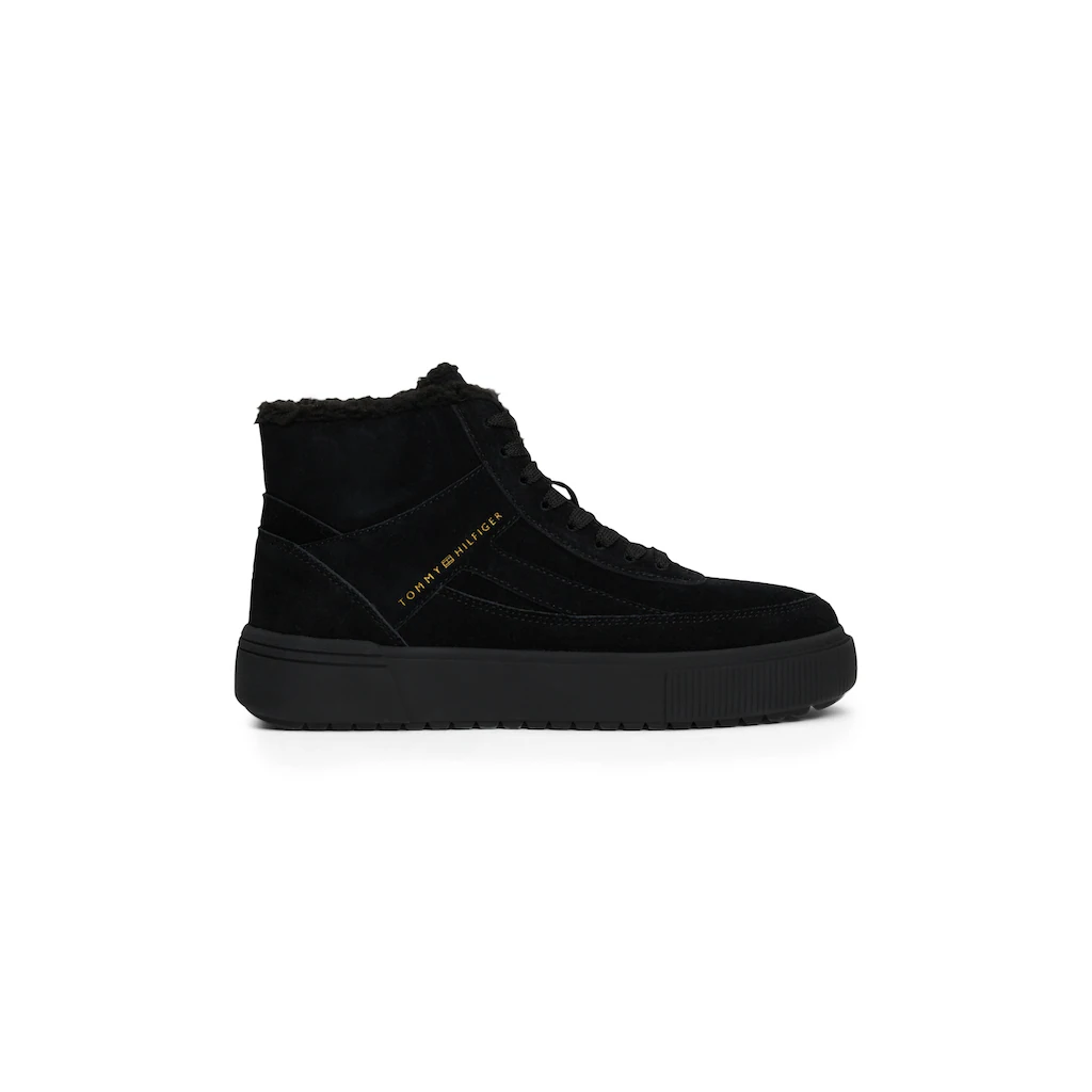 Tommy Hilfiger Winterboots »SUEDE VULC WINTER SNEAKER HI« High-Top Sneaker Schnürboots Stiefelette Mit Seitlichem Logo Kaufen