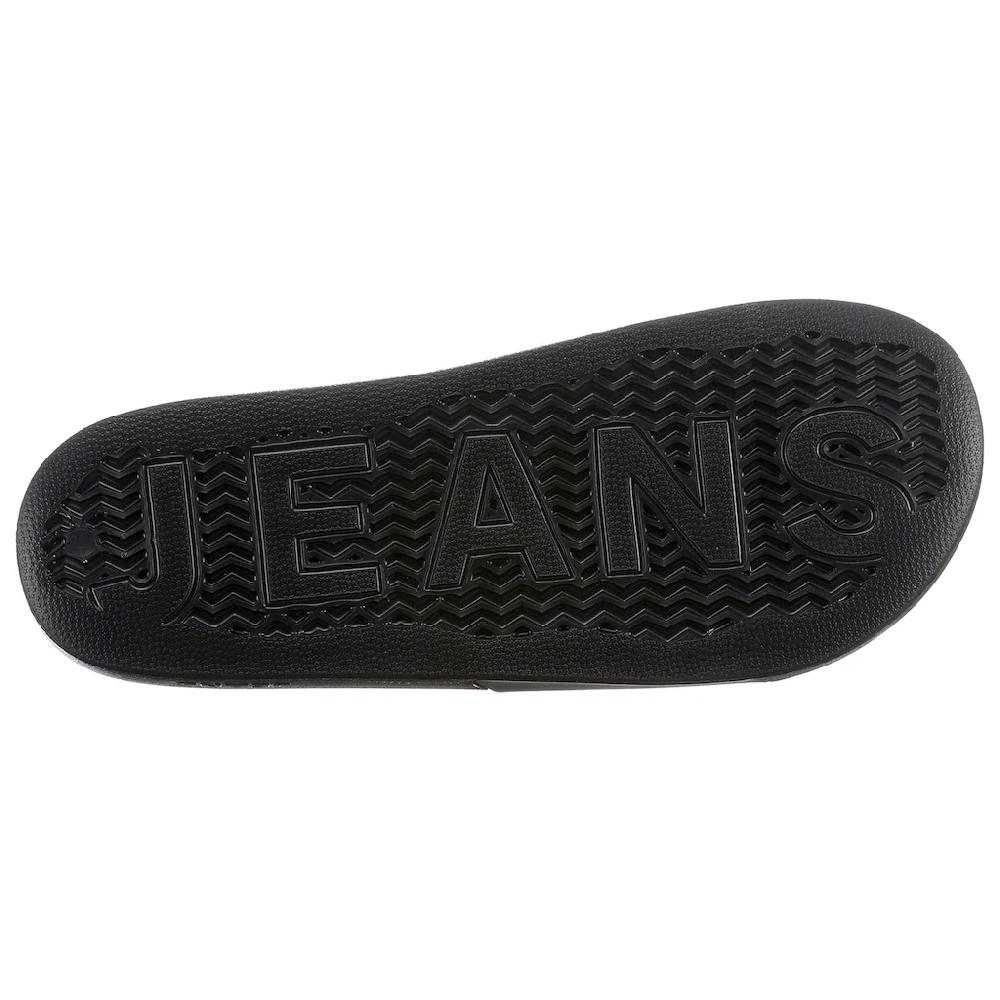 Tommy Jeans Badepantolette »TOMMY JEANS POOL SLIDE ESS« Sommerschuh Poolslides Schlappen Mit Plakativer Logoflag Kaufen