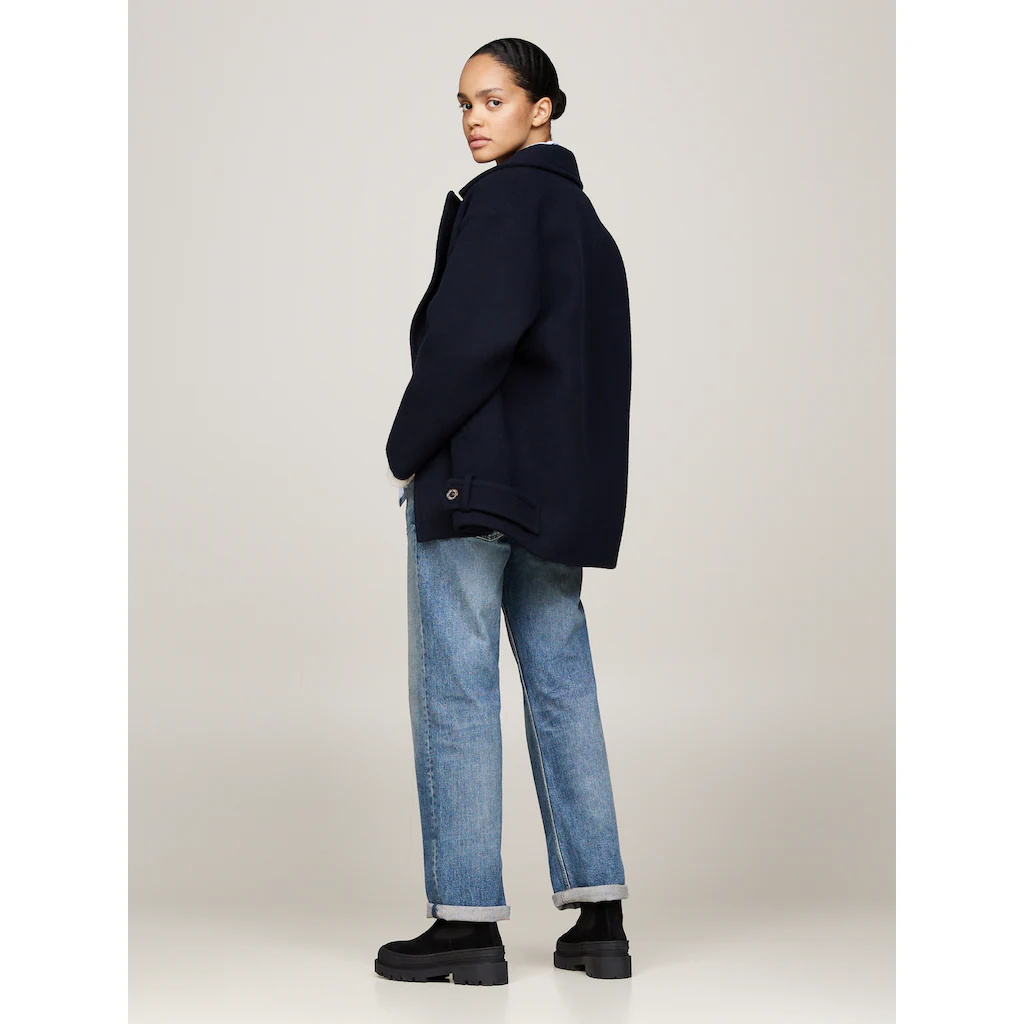Tommy Jeans Chelseaboots »TJW FOXING CHELSEA SUEDE« Blockabsatz Schlupfboots Stiefelette Mit Bunter Anziehlasche Online Bestellen