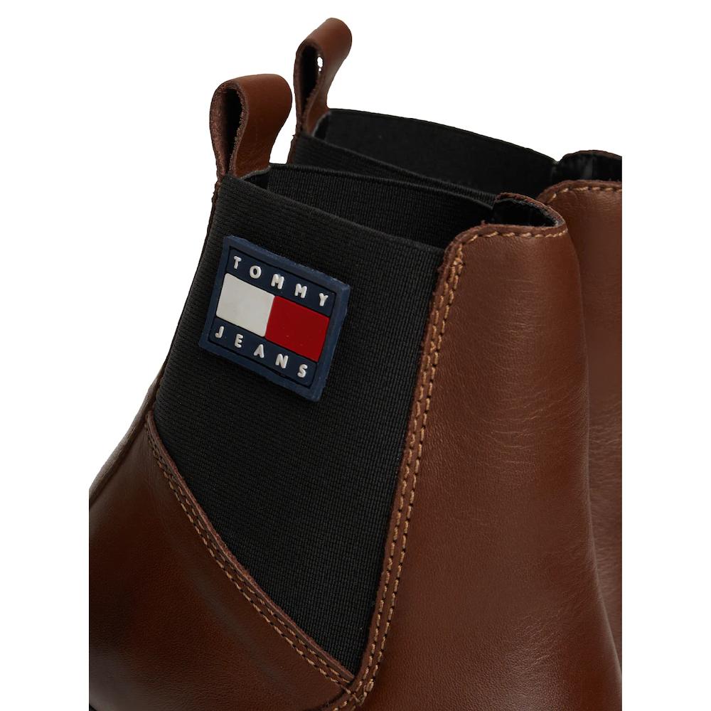 Tommy Jeans High-Heel-Stiefelette »TJW NEW ESS HIGH HEEL BOOT« High Heel-Stiefelette Ankleboots In Schmaler Form Online Kaufen