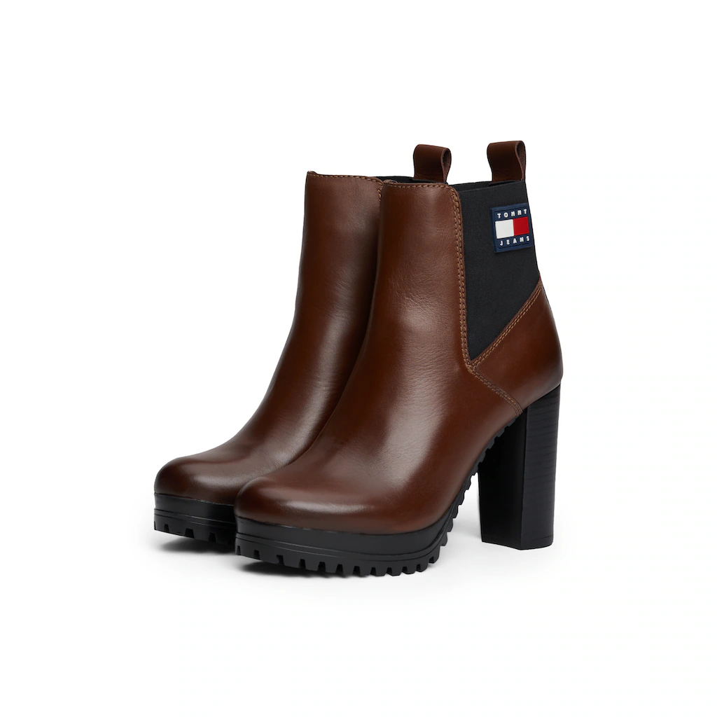 Tommy Jeans High-Heel-Stiefelette »TJW NEW ESS HIGH HEEL BOOT« High Heel-Stiefelette Ankleboots in schmaler Form online kaufen