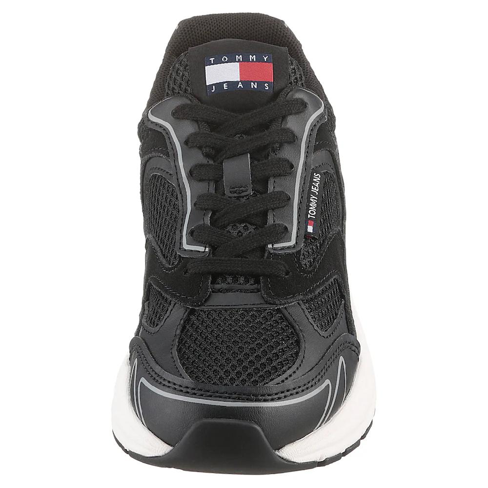 Tommy Jeans Keilsneaker »THE CONEY« Plateau Freizeitschuh Halbschuh Schnürschuh Mit Kontrastnähten Online Bestellen