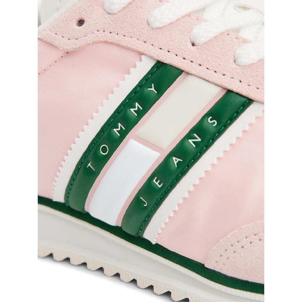 Tommy Jeans Keilsneaker »TJW RETRO RUNNER CLEATED« Freizeitschuh Halbschuh Schnürschuh Mit Logoschriftzug