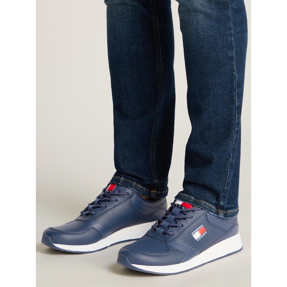 Tommy Jeans Keilsneaker »TOMMY JEANS FLEXI RUNNER« Freizeitschuh Halbschuh Schnürschuh Mit Seitlicher Logoflagge Online Bestellen
