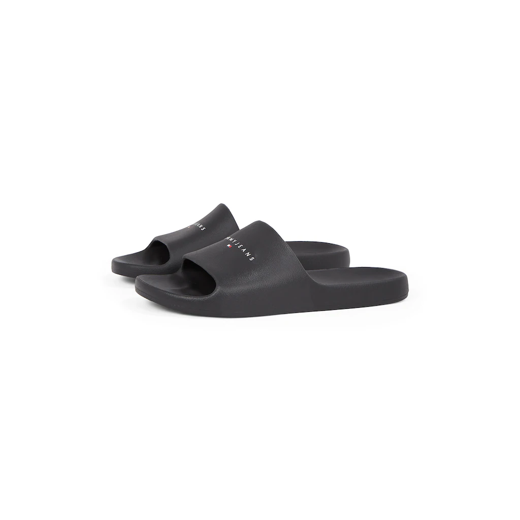 Tommy Jeans Pantolette »TJM BASIC SANDAL« Schlupfschuh Sommerschuh Bequemschuh mit Logoschriftzug