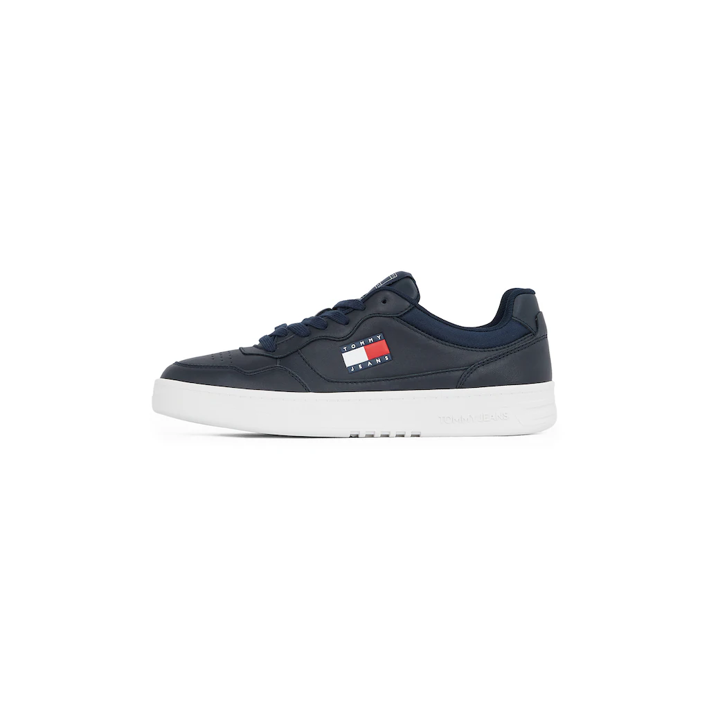 Tommy Jeans Plateausneaker »(NEW) TJM CUPSOLE LEATHER ESS« Freizeitschuh Halbschuh Schnürschuh im Basket-Look bestellen