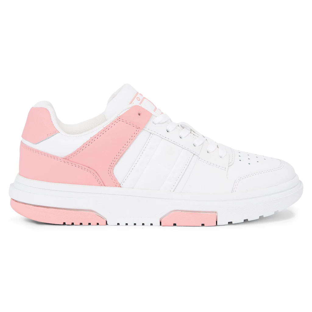 Tommy Jeans Plateausneaker »THE BROOKLYN LEATHER« Im Lässigen Street-Look Freizeitschuh Halbschuh Schnürschuh ▷ Für
