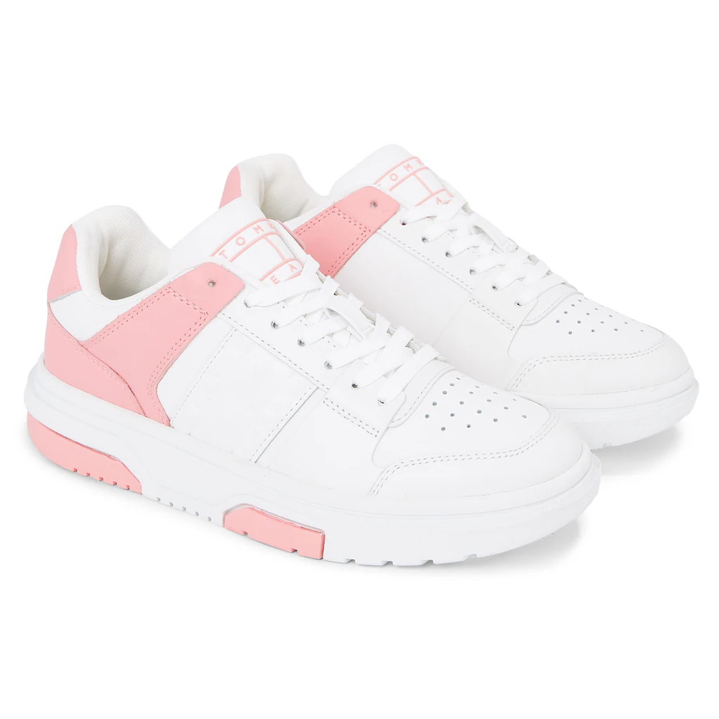 Tommy Jeans Plateausneaker »THE BROOKLYN LEATHER« im lässigen Street-Look Freizeitschuh Halbschuh Schnürschuh ▷ für
