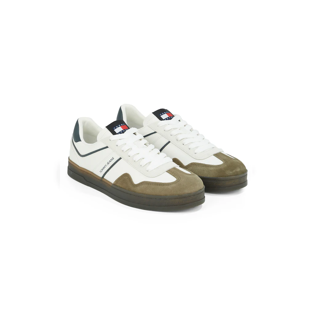 Tommy Jeans Plateausneaker »THE GREENWHICH RETRO« Freizeitschuh Halbschuh Schnürschuh mit farbigen Kontrastbesätzen online kaufen