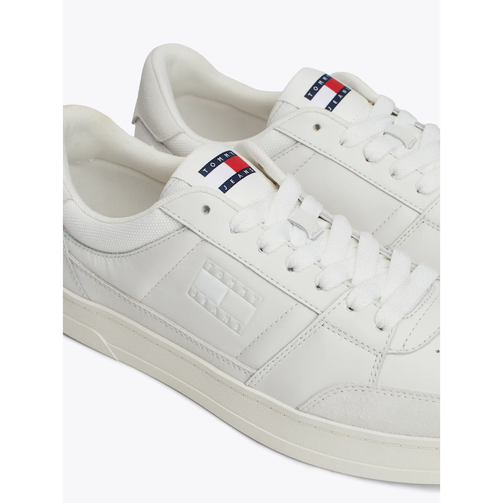 Tommy Jeans Plateausneaker »THE GREENWICH MIX MEDIA« Freitzeitschuh Schnürschuh Halbschuh Mit Logoflagge Kaufen
