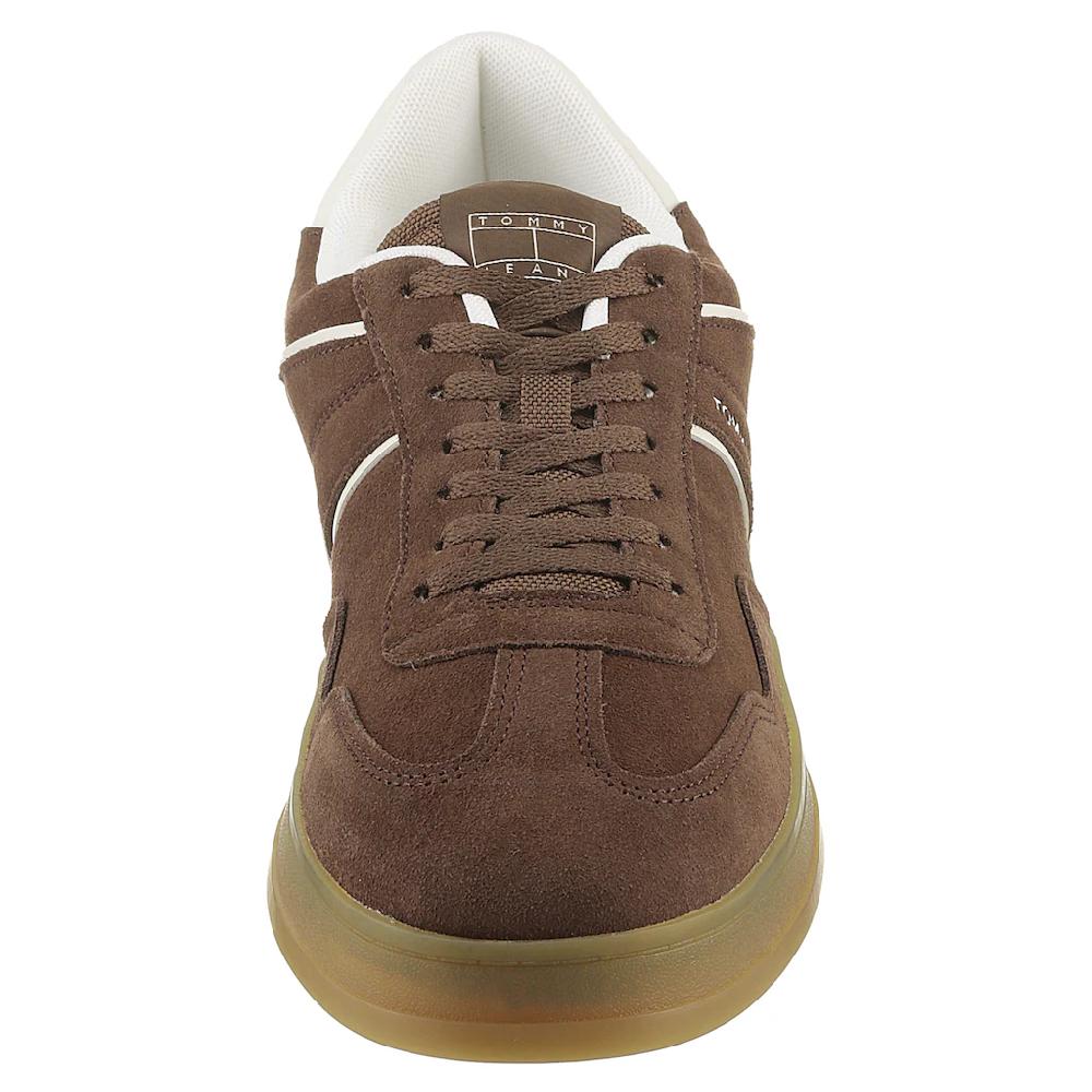 Tommy Jeans Plateausneaker »THE GREENWICH SUEDE« Freizeitschuh Halbschuh Schnürschuh Mit Gepolstertem Schaftrand Kaufen