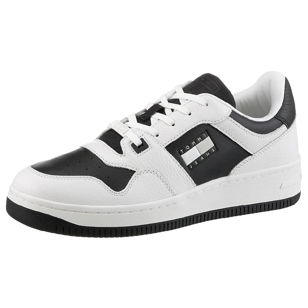 Tommy Jeans Plateausneaker »TJM RETRO BASKET CUPSOLE TUMBLE« Freizeitschuh Halbschuh Schnürschuh mit gepolstertem Schaftrand online bestellen