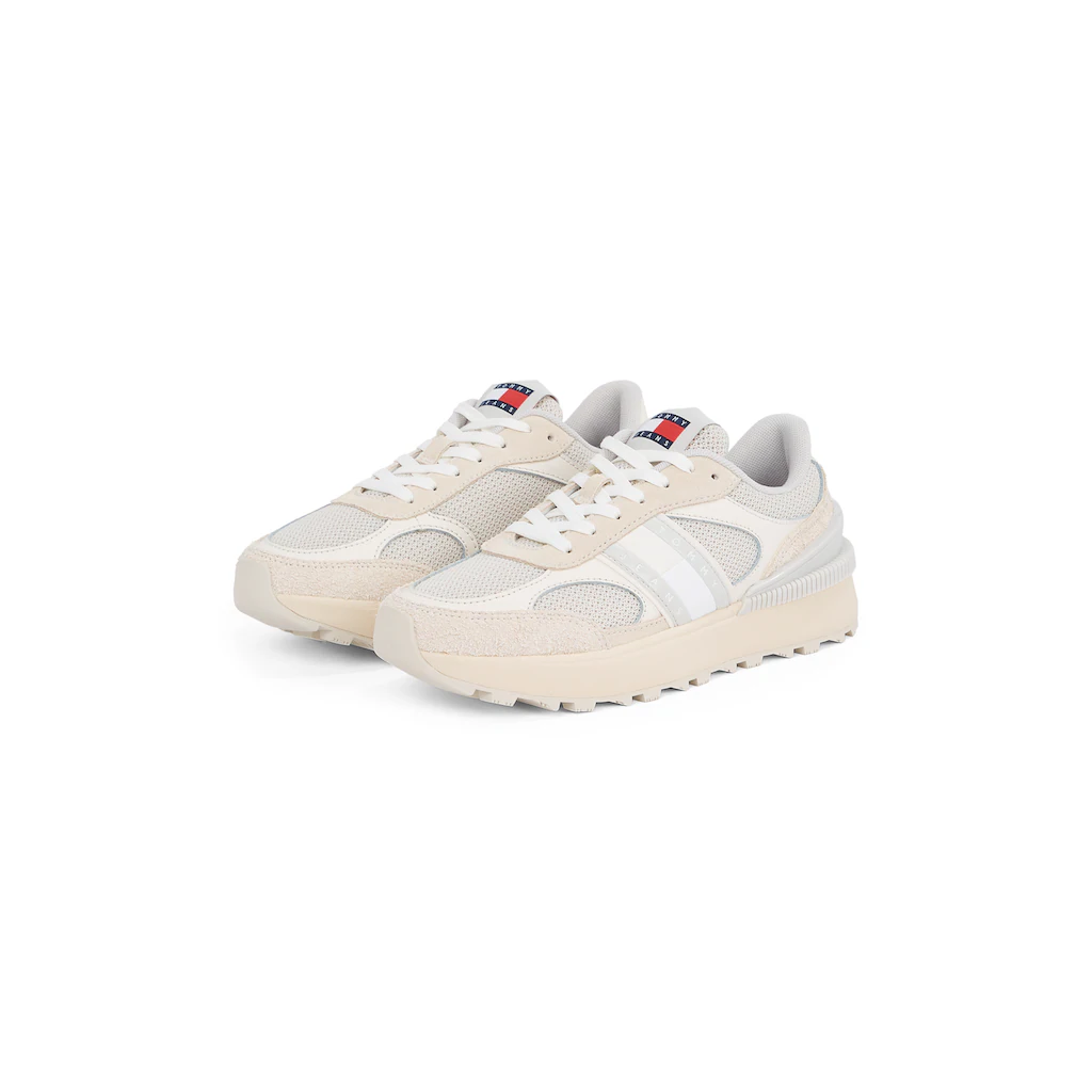 Tommy Jeans Plateausneaker »TJW TECH RUNNER« Freizeitschuh Halbschuh Schnürschuh Im Materialmix Bestellen