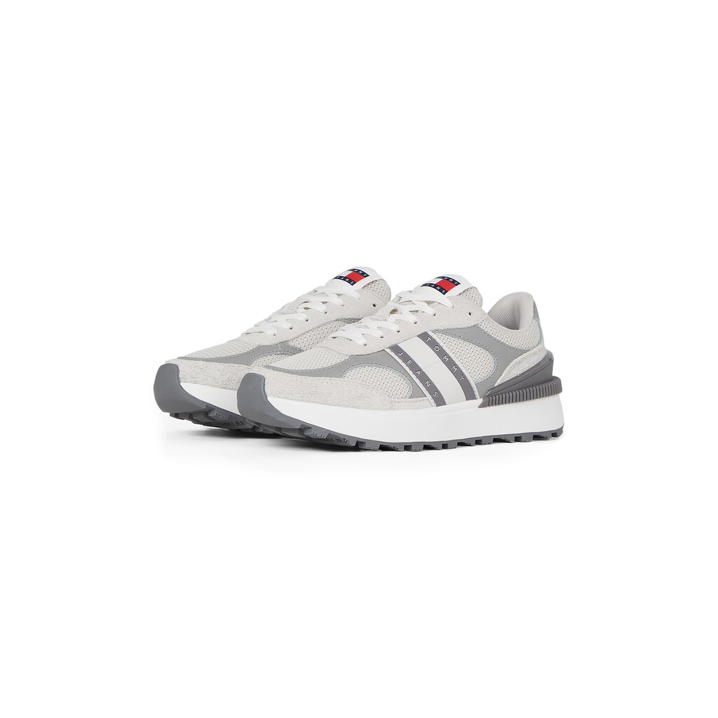 Tommy Jeans Plateausneaker »TJW TECH RUNNER« Freizeitschuh Halbschuh Schnürschuh mit Kontrastbesätzen online kaufen
