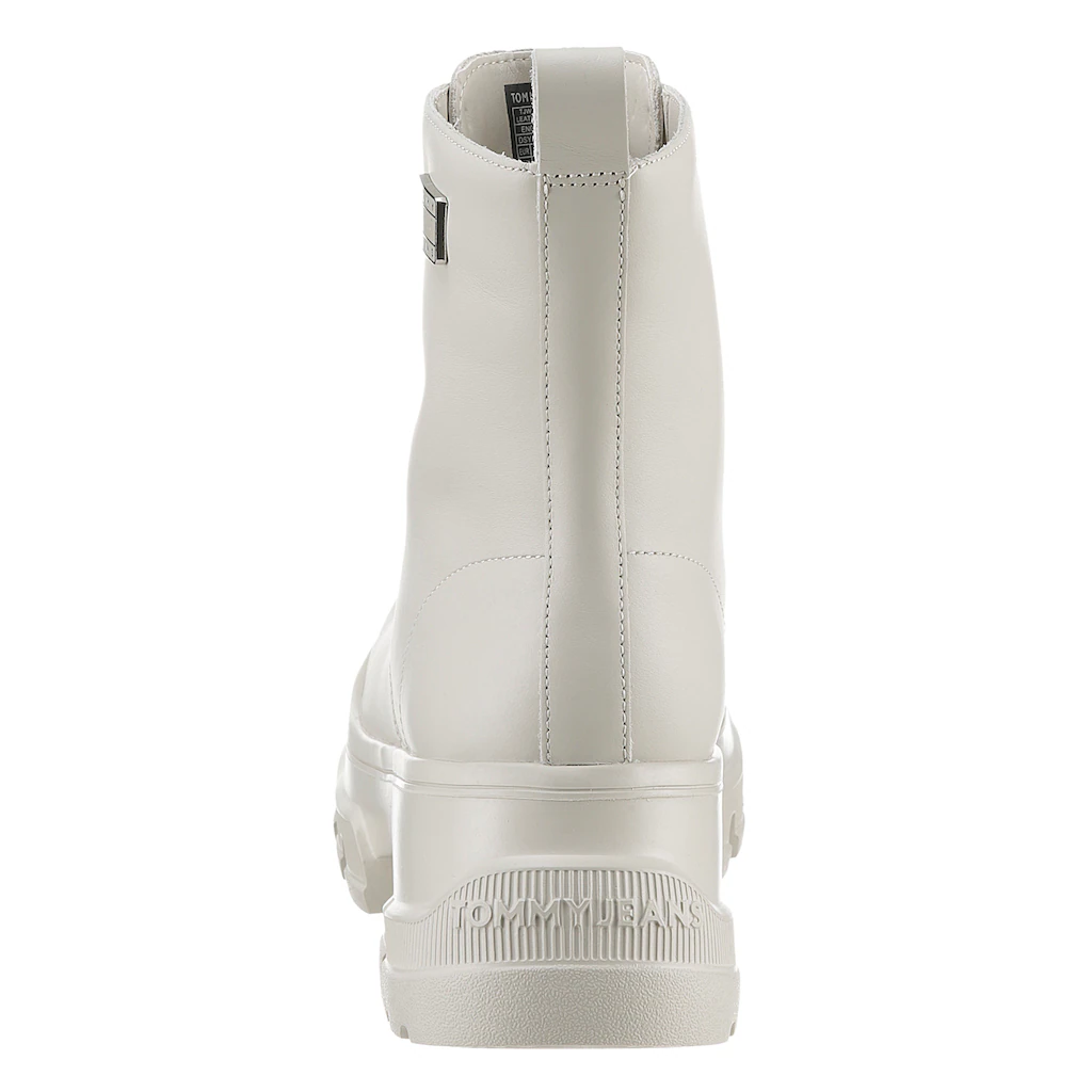 Tommy Jeans Schnürboots »TJW CHUNKY LEATHER BOOT« Mit Marken-Logo Bestellen