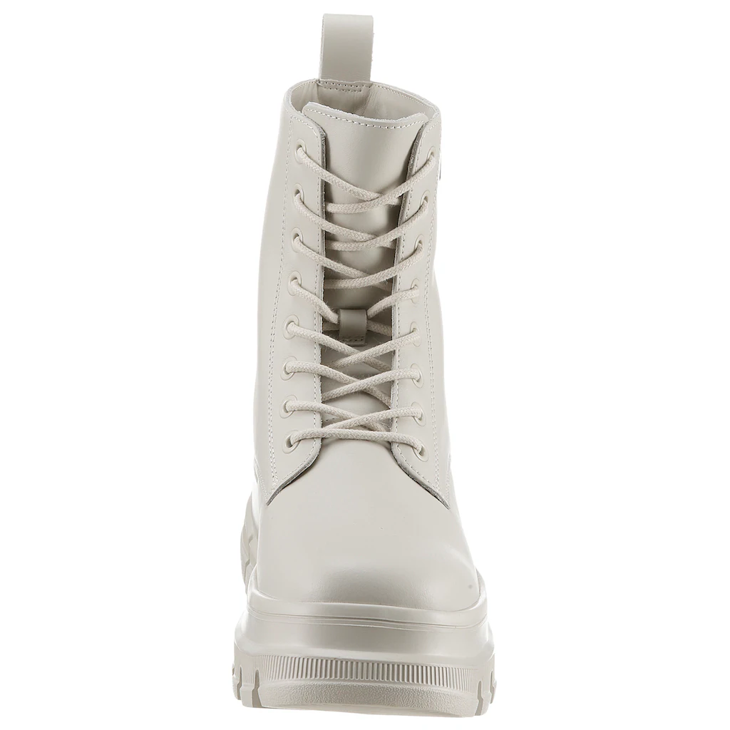 Tommy Jeans Schnürboots »TJW CHUNKY LEATHER BOOT« Mit Marken-Logo Bestellen