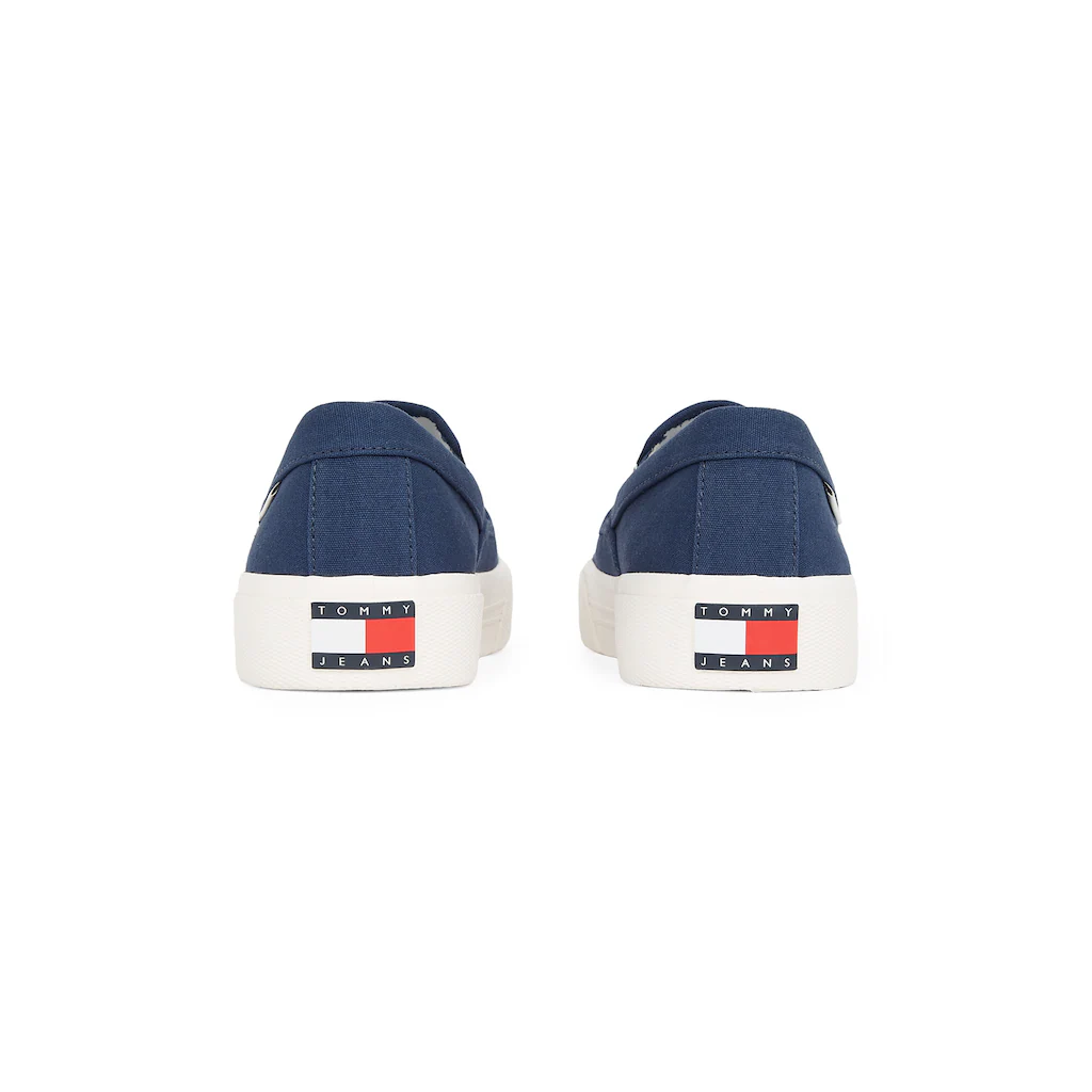 Tommy Jeans Slip-On Sneaker »TJM SLIP ON CANVAS COLOR« Freizeitschuh Halbschuh Slipper Mit Stretcheinsätzen