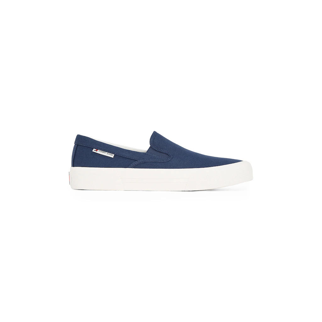 Tommy Jeans Slip-On Sneaker »TJM SLIP ON CANVAS COLOR« Freizeitschuh Halbschuh Slipper Mit Stretcheinsätzen