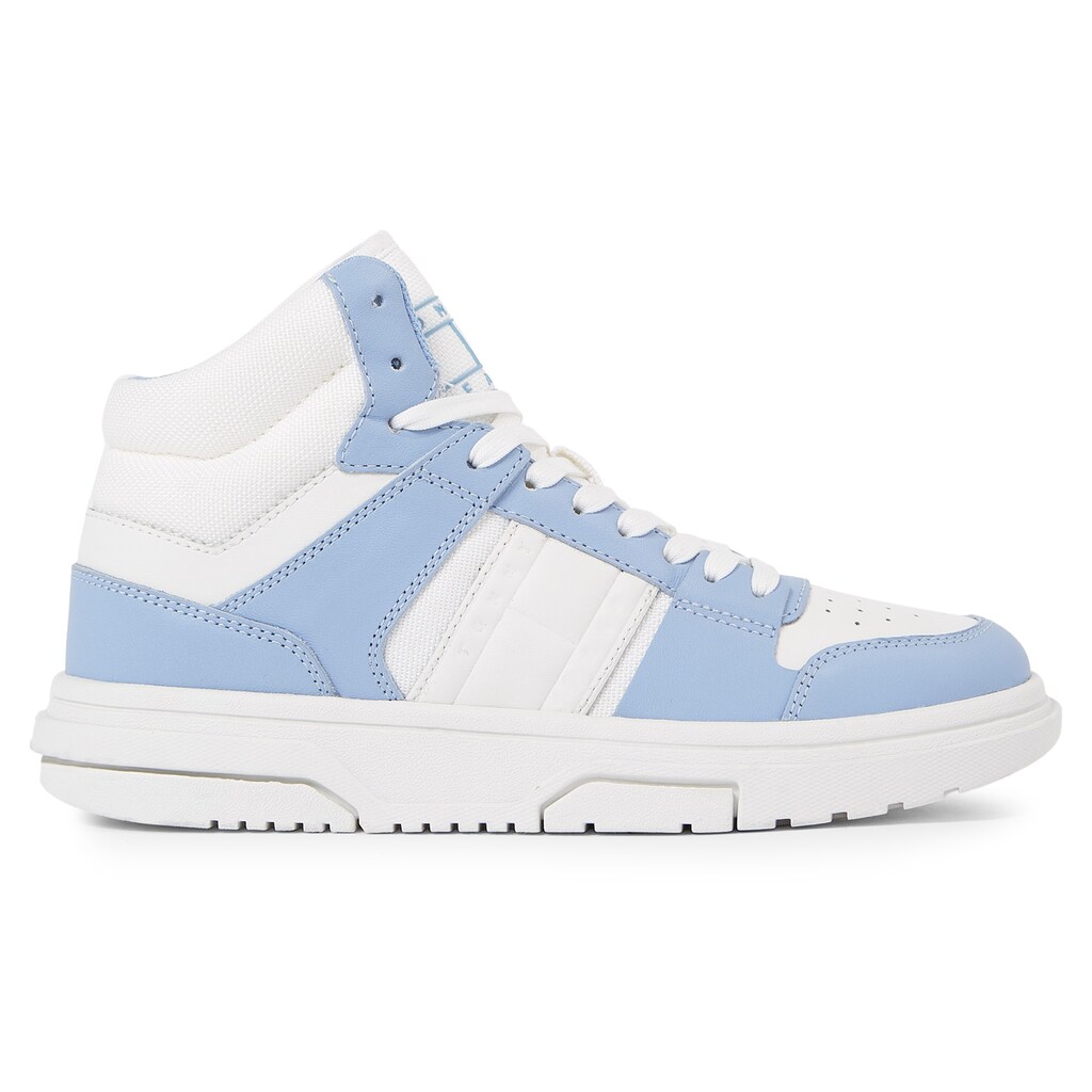 Tommy Jeans Sneaker »THE BROOKLYN MID TOP« Plateau High Top-Sneaker Freizeitschuh Gepolsterter Schaftrand Online Bestellen